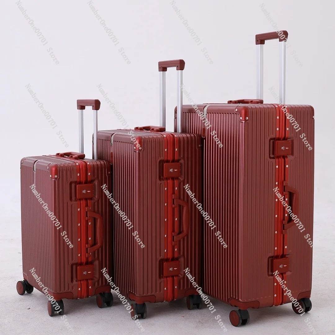 luggage travel set Manufacturers Custom Aluminium 100%pc Hardshell Travel Trolley Carry On Suitcase Luggage With Wheels - MarvelouStoree