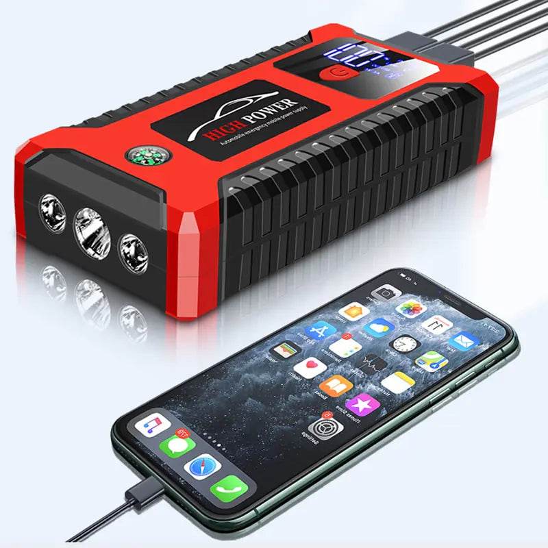 26000mAh/20000mAh Car Jump Starter 1000A 12V Output Portable Emergency Start-up Charger for Cars Booster Battery Starting Device - MarvelouStoree