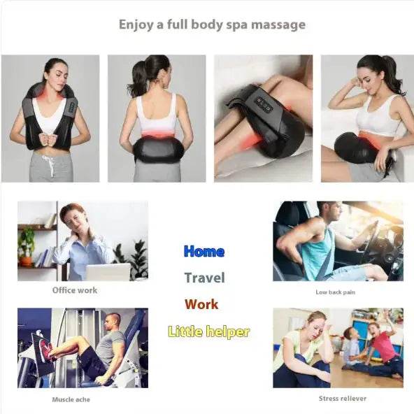 Shoulder And Neck Massage Instrument Kneading And Tapping Shoulder And Back - MarvelouStoree