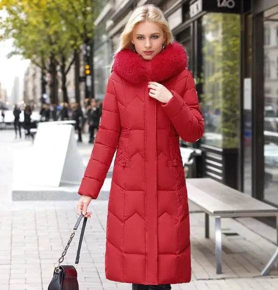 Fur Collar Winter Coat - MarvelouStoree