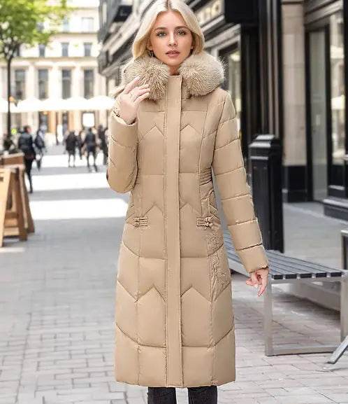 Fur Collar Winter Coat - MarvelouStoree