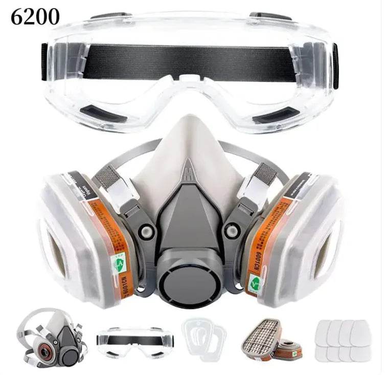 6200 Half Face Gas Mask with Filters - MarvelouStoree