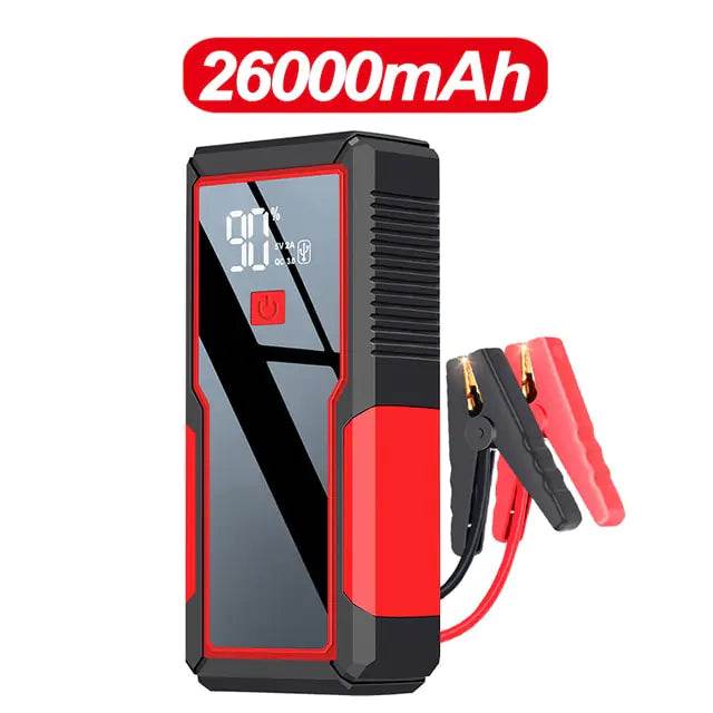 26000mAh/20000mAh Car Jump Starter 1000A 12V Output Portable Emergency Start-up Charger for Cars Booster Battery Starting Device - MarvelouStoree